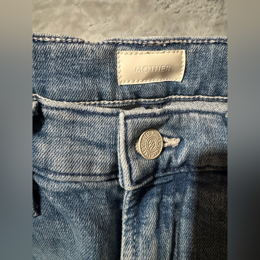 MOTHER The Rascal Skimp Women's Jeans - Light Blue - Picture 7 of 9